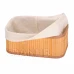 Bambusový organizér na kosmetiku, sada 3 - hnědá/ecru