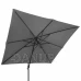 Zahradní slunečník - 3x3 m - s obalem - grafitový