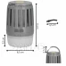 UV insekticidní lampa 3v1 pro komáry, mouchy a moly