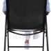 Skládací zahradní židle - černá - 2 ks