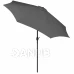 Zahradní slunečník Modern 300cm - grafitový