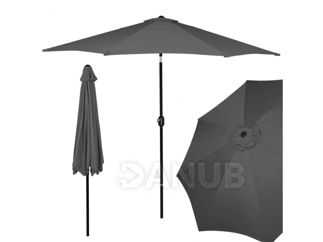 Zahradní slunečník Modern 300cm - grafitový