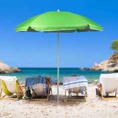 Velký slunečník - 155 x 135 cm - zelený