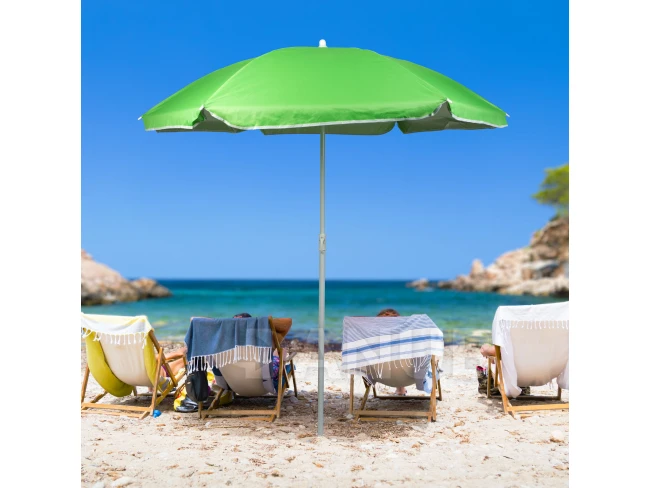 Velký slunečník - 155 x 135 cm - zelený