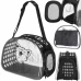 Přepravka pro kočky, králíky a psy, do 10 kg - 42x26x32 cm - velikost M - průsvitná