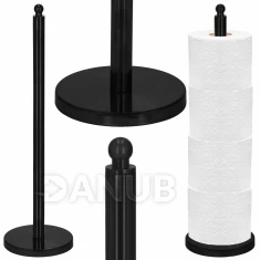 Stojan na toaletní papír - černý