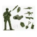 Sada vojáčků s příslušenstvím - 307 ks