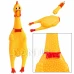 Gumové pískací kuřátko pro psa - 37 cm