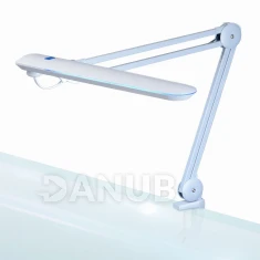 LED lampa na stůl - stmívatelná - kov - bílá