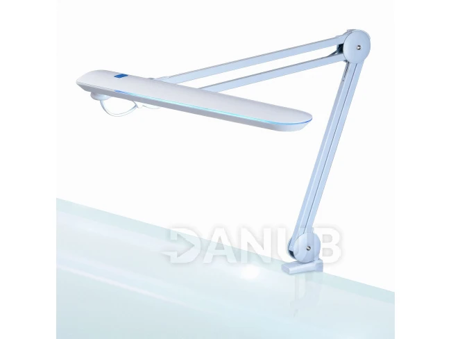 LED lampa na stůl - stmívatelná - kov - bílá