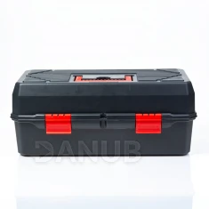 Otevíratelná taška na nářadí s tácky - plast - 250 x 495 x 230 mm