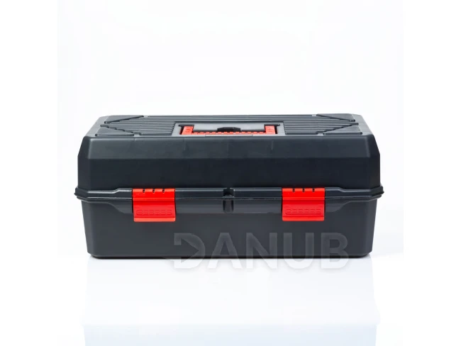 Otevíratelná taška na nářadí s tácky - plast - 250 x 495 x 230 mm