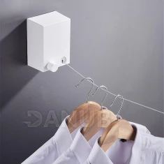 Nástěnná vysunovací šňůra na prádlo - 4,2m