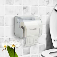 Držák na WC papír - 145 x 130 x 123 mm - bílý