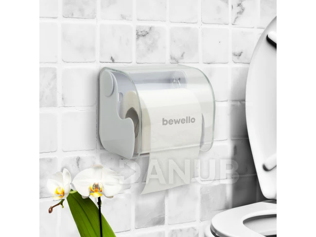 Držák na WC papír - 145 x 130 x 123 mm - bílý