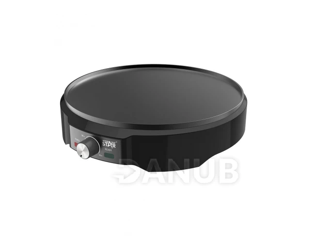 WinningStar - Elektrický palačinkovač - 1200 W - černý