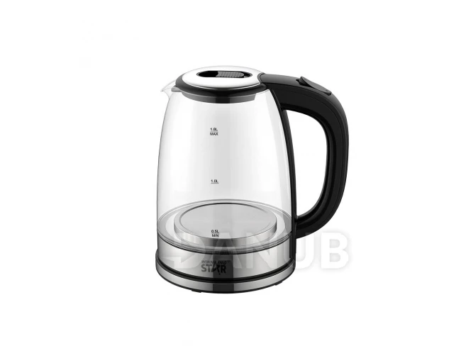 WinningStar - Skleněná rychlovarná konvice - 1500W - 1,8L