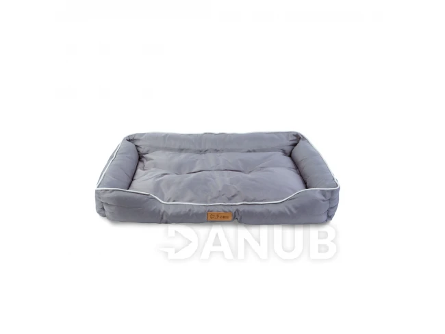 Pelíšek pro psy - 48 x 35 x 8 cm - šedý