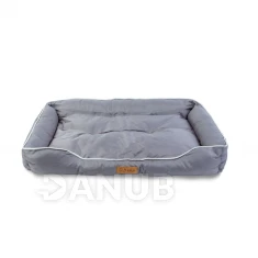 Pelíšek pro psy - 68 x 45 x 11 cm - šedý