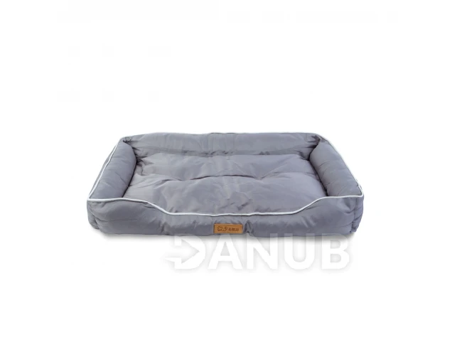 Pelíšek pro psy - 68 x 45 x 11 cm - šedý
