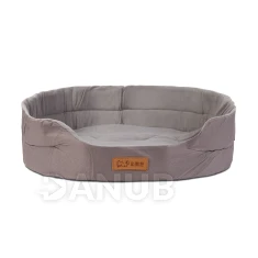 Pelíšek pro psy - 80 x 57 x 13 cm - šedý