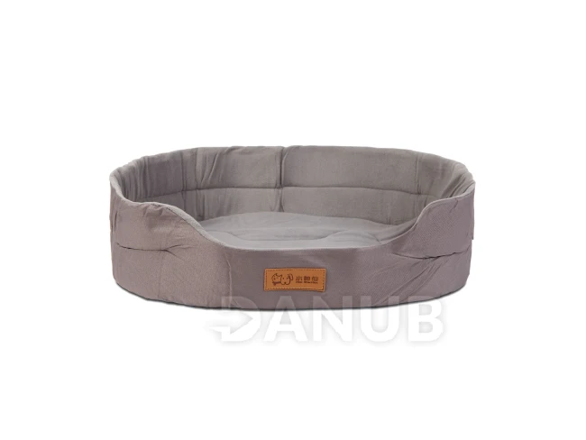 Pelíšek pro psy - 80 x 57 x 13 cm - šedý Pelíšek pro psy - 80 x 57 x 13 cm - šedý
