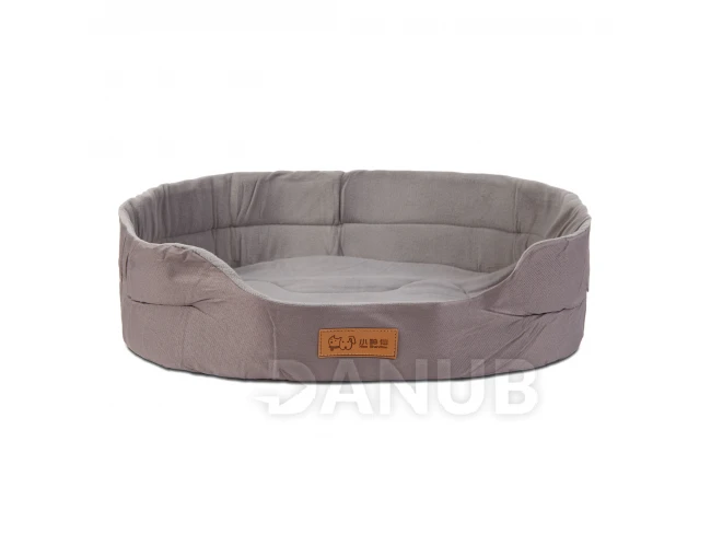 Pelíšek pro psy - 100 x 68 x 15 cm - šedý