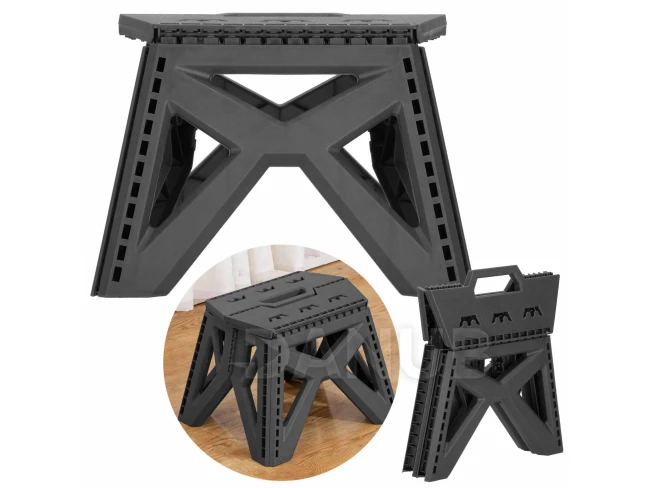 Multifunkční rozkládací stolek - výška 23 cm - do 100 kg - šedý