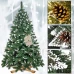 Umělý vánoční stromeček Premium Royal Trees - 220 cm - zasněžená diamantová borovice s koblihami