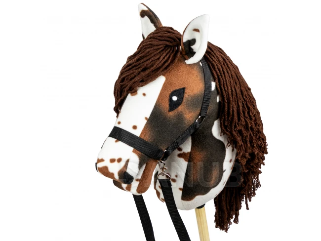 Hobby Horse Skippi - Koník na holi - Skewbald Tobiano