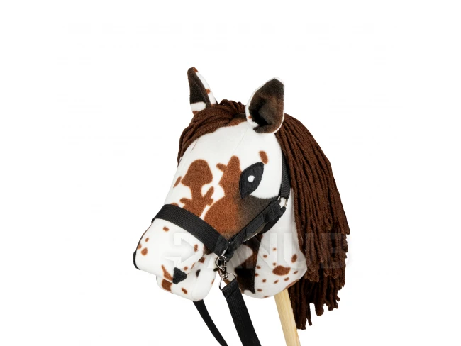 Hobby Horse Skippi - Koník na holi - Skewbald Tobiano A5