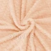 Oboustranná plyšová deka 200x220cm - cik cak - broskvová
