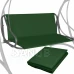 Sedátko na zahradní houpačku - 110 x 90 cm - tmavě zelené