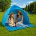 Samorozkládací plážový stan - 160x140x110cm - modrý