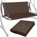 Sedátko na zahradní houpačku - 160 x 100 cm - hnědé