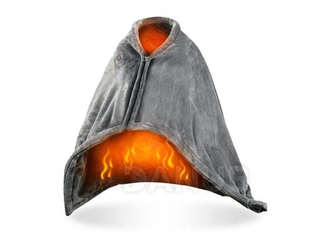 Vyhřívaná USB deka - 150 x 80 cm - 40 - 52 ° C - šedá Vyhřívaná USB deka - 150 x 80 cm - 40 - 52 ° C - šedá