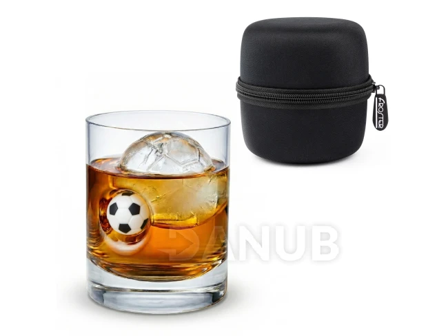 Whisky pohár s fotbalovým míčem