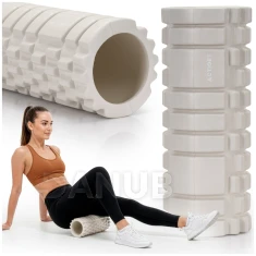 Masážní válec/roller - středně tvrdý - světle šedý