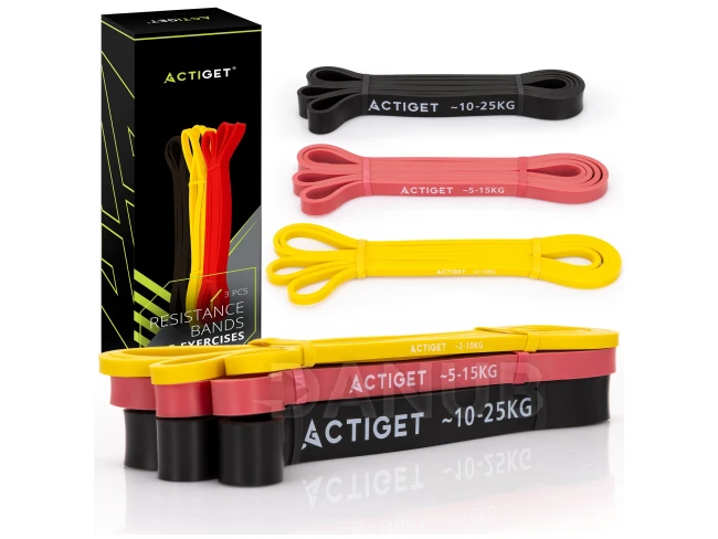 Odporové gumy na cvičení - 3ks