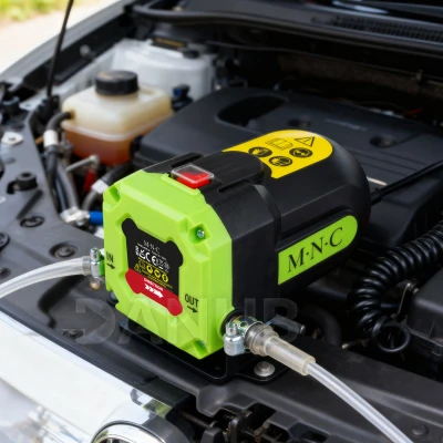 Elektrické olejové čerpadlo – na motorový olej, naftu a chladicí kapalinu – 12 V – 60 W