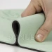Podložka na cvičení - 183x61x0,6 cm - protiskluzová - mátová/černá