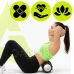Masážní pěnový válec/roller s výstupky - středně tvrdý - černý