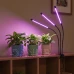 LED lampa na růst rostlin - 3 panely - časovač a spona - USB