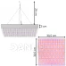 Závěsný panel pro osvětlení rostlin pro pěstování zeleniny a sazenic -225 LED - 36 W Závěsný panel pro osvětlení rostlin pro pěstování zeleniny a sazenic -225 LED - 36 W