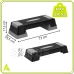 Fitness stepper 2-úrovňový - černo-šedý Fitness stepper 2-úrovňový - černo-šedý