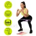 Fitness odporové gumy na cvičení - sada 5 ks - odpor 1-20 kg