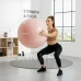 Gymnastický míč na pilates a rehabilitaci - 65 cm s pumpou - pudrová růžová