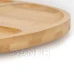Servírovací tác na občerstvení - otočný - kulatý - 33 cm - bambus