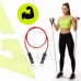 Fitness odporové pryže na cvičení - sada 5 ks - barevné