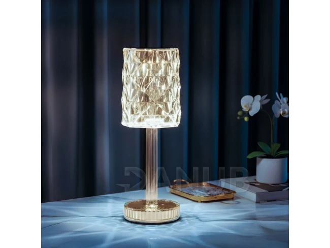 Stolní lampa - průhledná - nastavitelná barevná teplota, jas - akumulátorová - USB Stolní lampa - průhledná - nastavitelná barevná teplota, jas - akumulátorová - USB